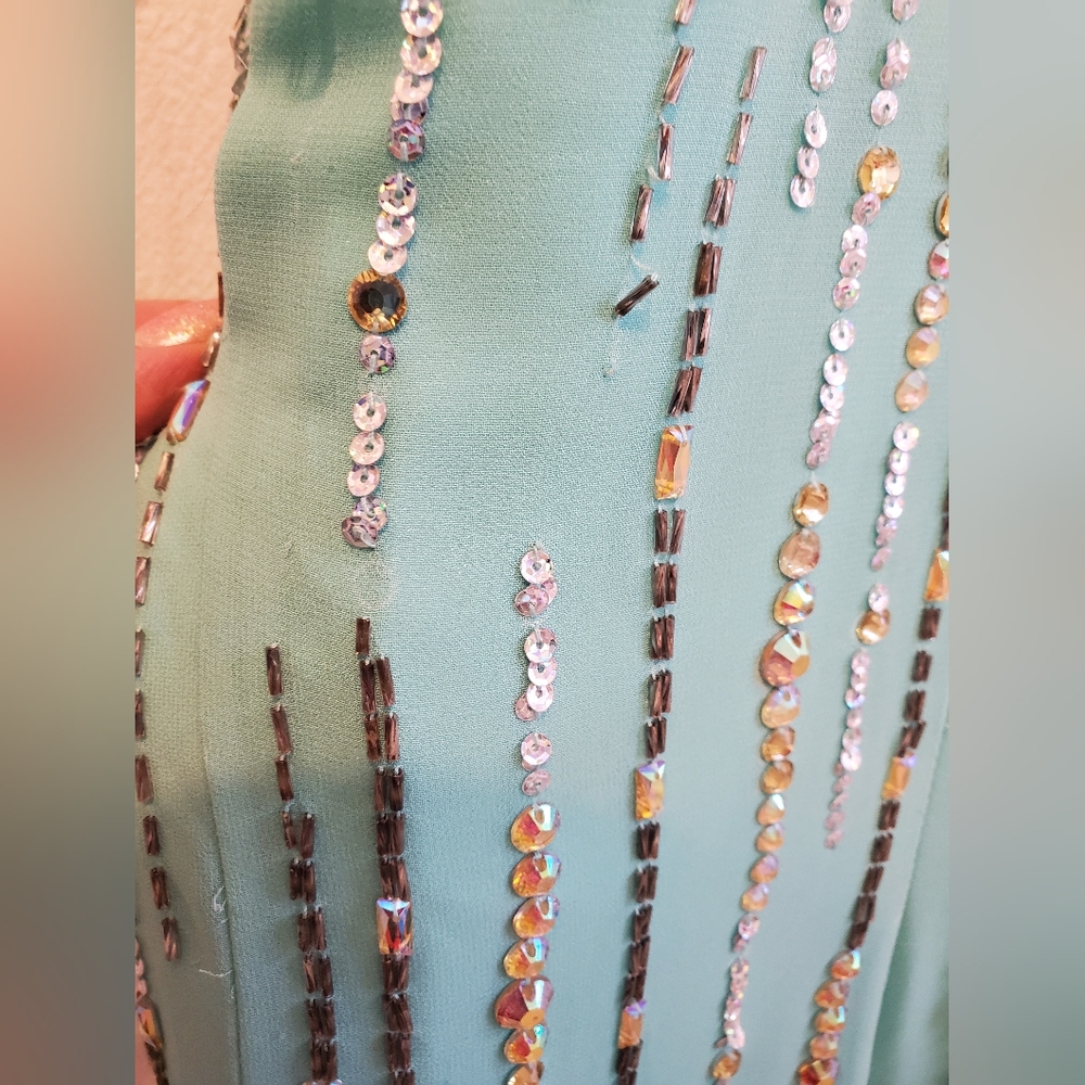 PARTYTIME SEQUINS GEMS GOWN - Picture 13 of 16